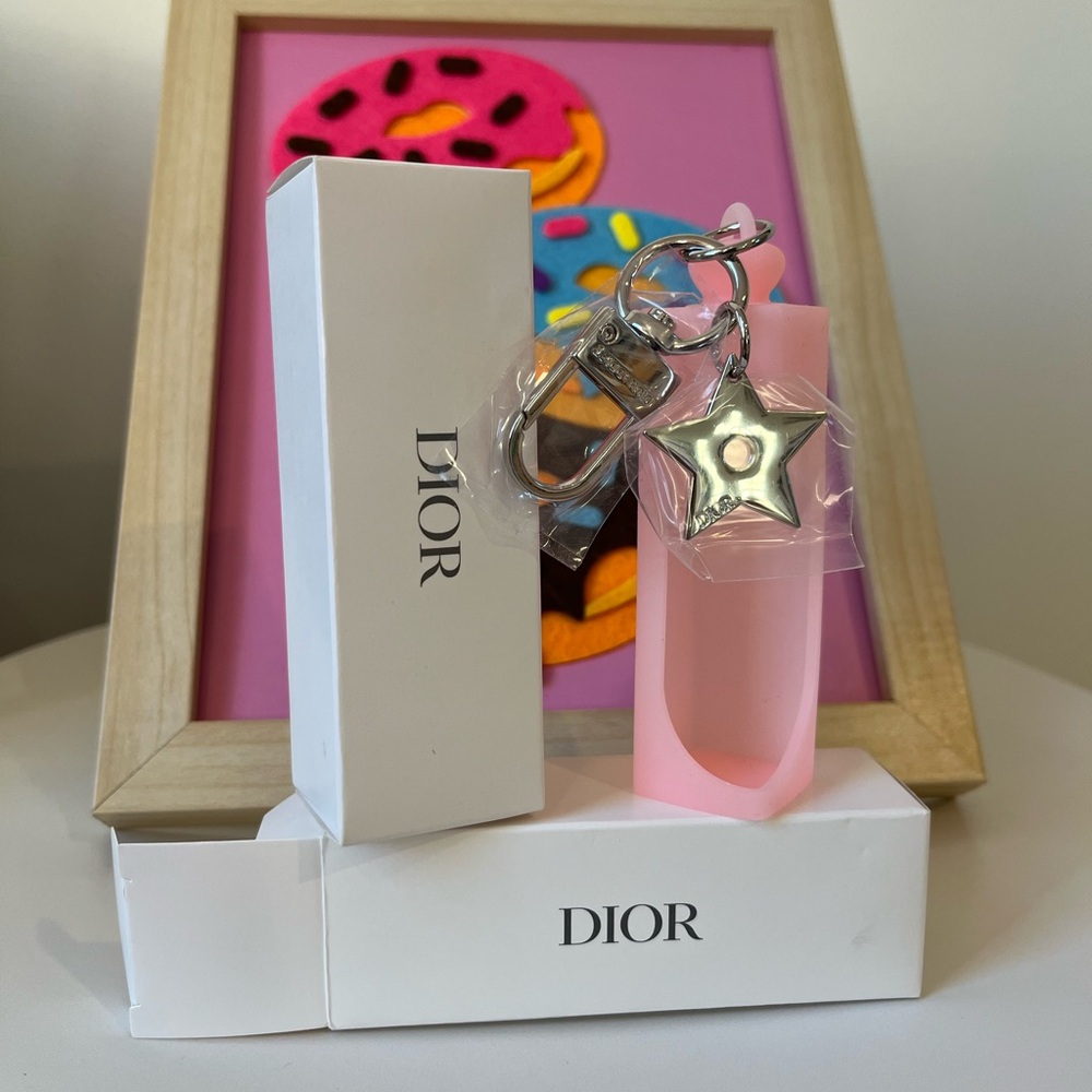 Dior Lip Oil Keychain